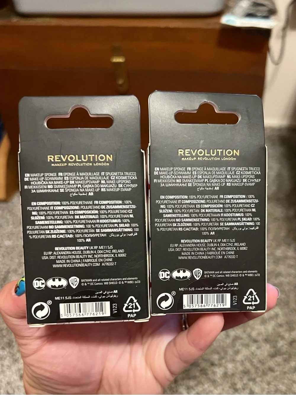 Revolution x DC Comics Harley Quinn Diamond Blending Sponges